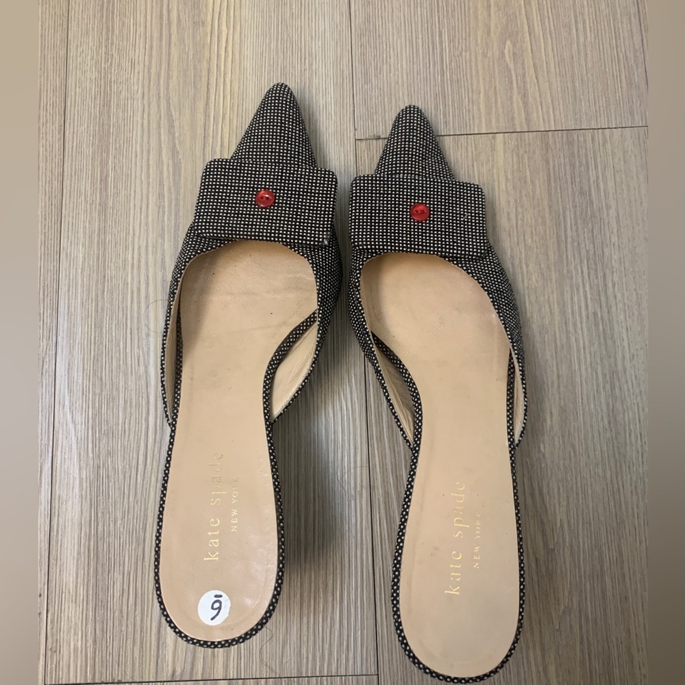 Kate Spade Black and Red Heels